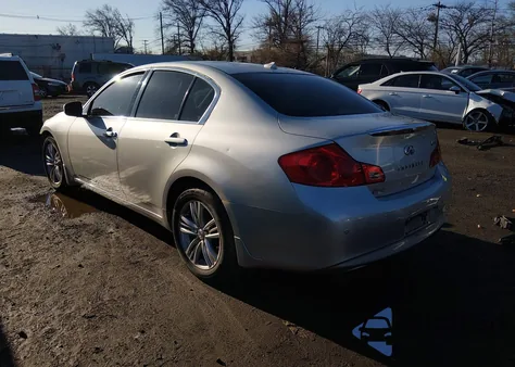 2013 Infiniti G37X из США, поврежденный, VIN JN1CV6AR7DM767876